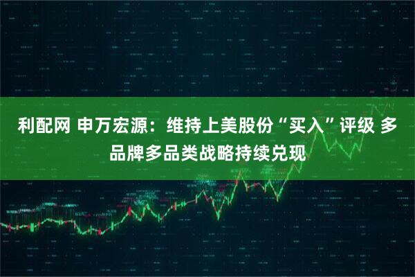 利配网 申万宏源：维持上美股份“买入”评级 多品牌多品类战略持续兑现
